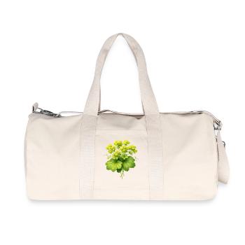 Lady's mantle plant with flowers - Recycled Canvas Sports Bag by Stanley/Stella - natural - Front