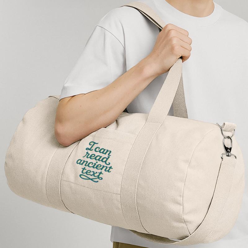 Ancient Script Tee Recycled Canvas Sports Bag by Stanley/Stella