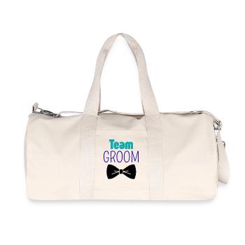 TeamGroom  - Recycelte Canvas-Sporttasche von Stanley/Stella - Naturweiß - Vorne