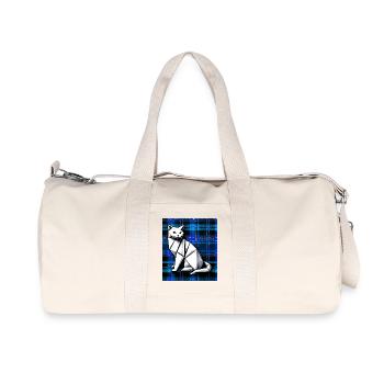 cat - Recycled Canvas Sports Bag by Stanley/Stella - natural - Front