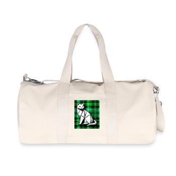 cat - Recycled Canvas Sports Bag by Stanley/Stella - natural - Front