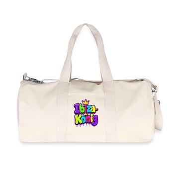 Ibiza King Graffiti Crown - Recycled Canvas Sports Bag by Stanley/Stella - natural - Front
