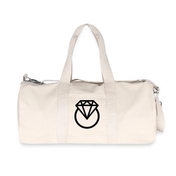 Diamond ring - Recycled Canvas Sports Bag by Stanley/Stella - natural - Front
