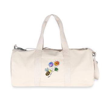 insecte - Sac de sport en toile recyclée Stanley/Stella - blanc naturel - Devant