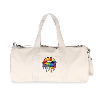 Mois de la fierté LGBT - Fier ! - Sac de sport en toile recyclée Stanley/Stella - blanc naturel - Devant