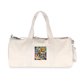cheetah - Recycled Canvas Sports Bag by Stanley/Stella - natural - Front