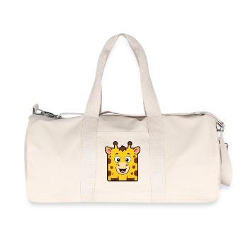 Giraffe - Recycled Canvas Sports Bag by Stanley/Stella - natural - Front
