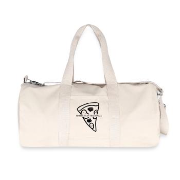 Hotter than fresh Pizza - Recycled Canvas Sports Bag by Stanley/Stella - natural - Front