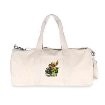 No TV – No Panic - Recycelte Canvas-Sporttasche von Stanley/Stella - Naturweiß - Vorne