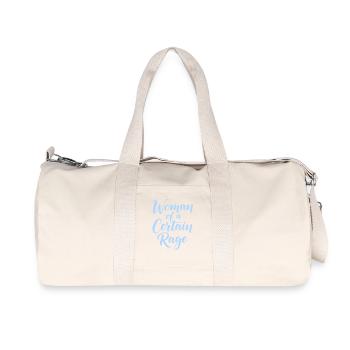 Woman Of A Certain Rage Shirt Für Starke Frauen - Recycelte Canvas-Sporttasche von Stanley/Stella - Naturweiß - Vorne