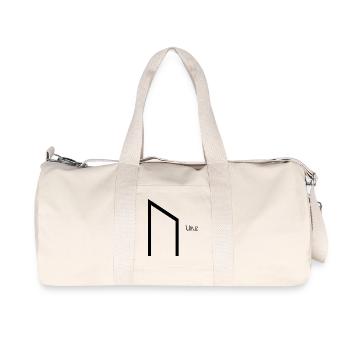 Rune Uruz nommée Black – Viking Futhark - Sac de sport en toile recyclée Stanley/Stella - blanc naturel - Devant