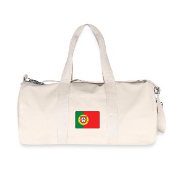 PORTUGAL IST BRUTAL EH - Recycelte Canvas-Sporttasche von Stanley/Stella - Naturweiß - Vorne