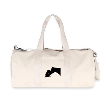 Pferd - Recycelte Canvas-Sporttasche von Stanley/Stella - Naturweiß - Vorne