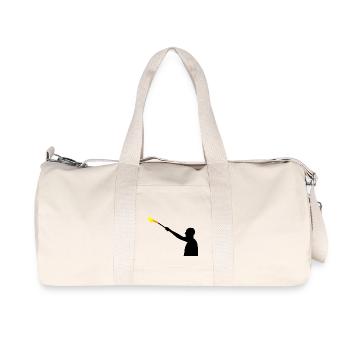Fan Hooligan - Recycled Canvas Sports Bag by Stanley/Stella - natural - Front