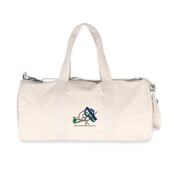 carte de la ville de Vienne Vienne - Sac de sport en toile recyclée Stanley/Stella - blanc naturel - Devant