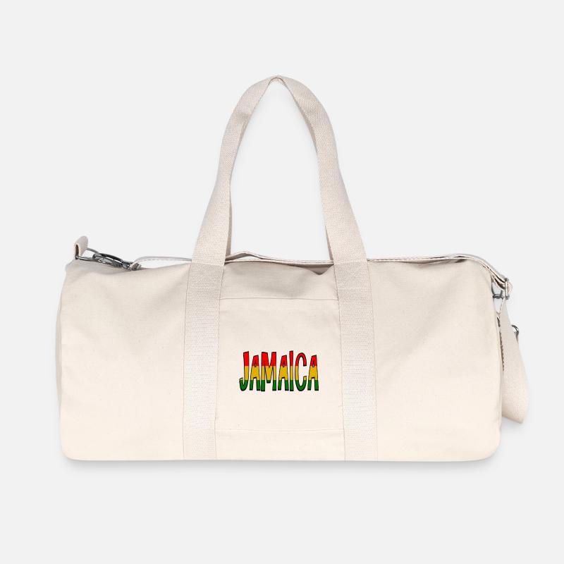 jamaica - Recycelte Canvas-Sporttasche von Stanley/Stella - Naturweiß