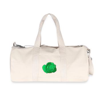 Wirsing Wirsingkohl Welschkohl Welschkraut Wirz - Recycled Canvas Sports Bag by Stanley/Stella - natural - Front