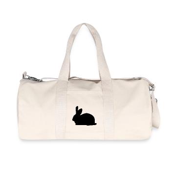 Rabbit Rabbit Bunny Rabbit Rongeurs rongeurs - Sac de sport en toile recyclée Stanley/Stella - blanc naturel - Devant