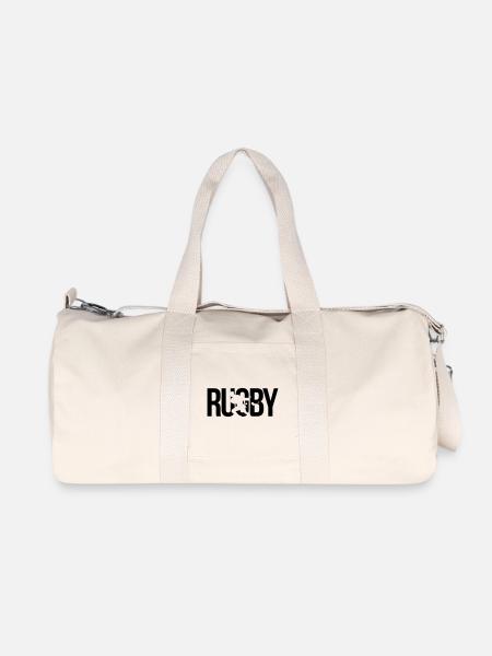 rugby - Recycelte Canvas-Sporttasche von Stanley/Stella - Naturweiß