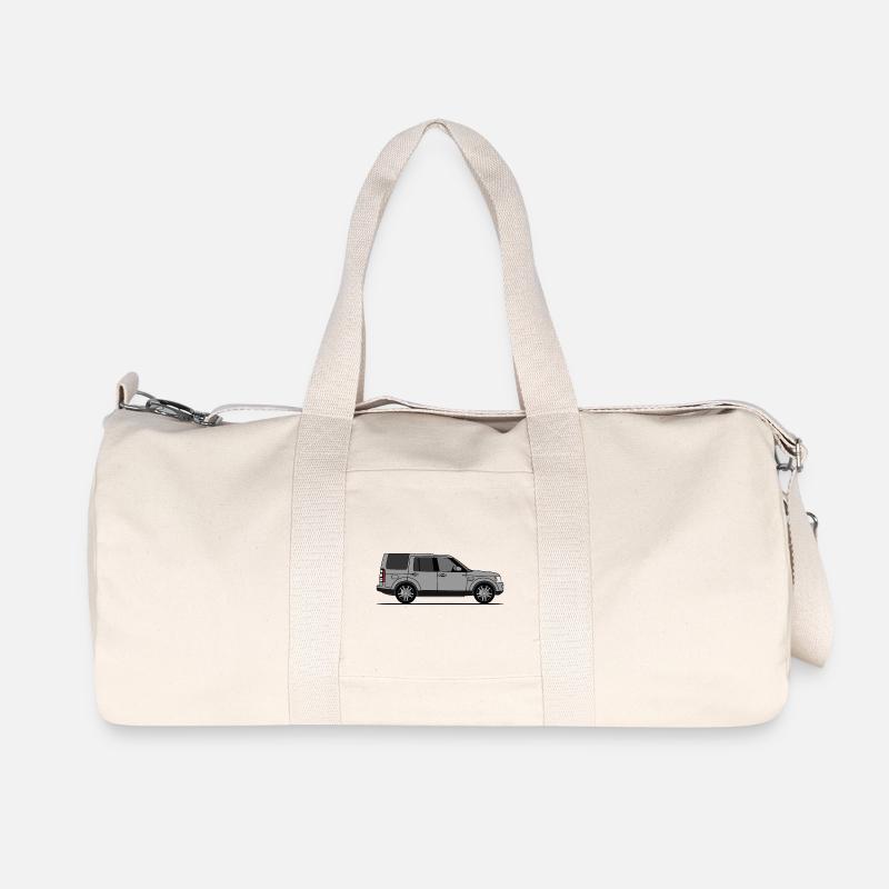 Discovery 4 Grey - Sac de sport en toile recyclée Stanley/Stella - blanc naturel