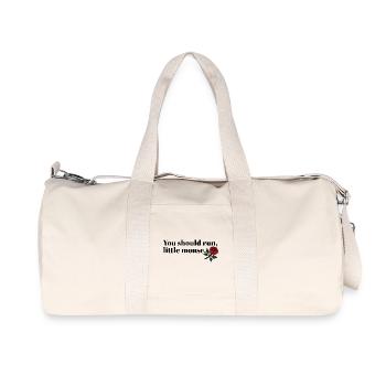 Run Baby Run – Dark Booktok Design - Recycelte Canvas-Sporttasche von Stanley/Stella - Naturweiß - Vorne