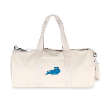 Bulldozer excavatore 2 - Recycled Canvas Sports Bag by Stanley/Stella - natural - Front