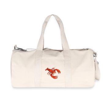 homard - Sac de sport en toile recyclée Stanley/Stella - blanc naturel - Devant