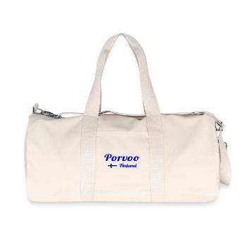 Porvoo - Sac de sport en toile recyclée Stanley/Stella - blanc naturel - Devant