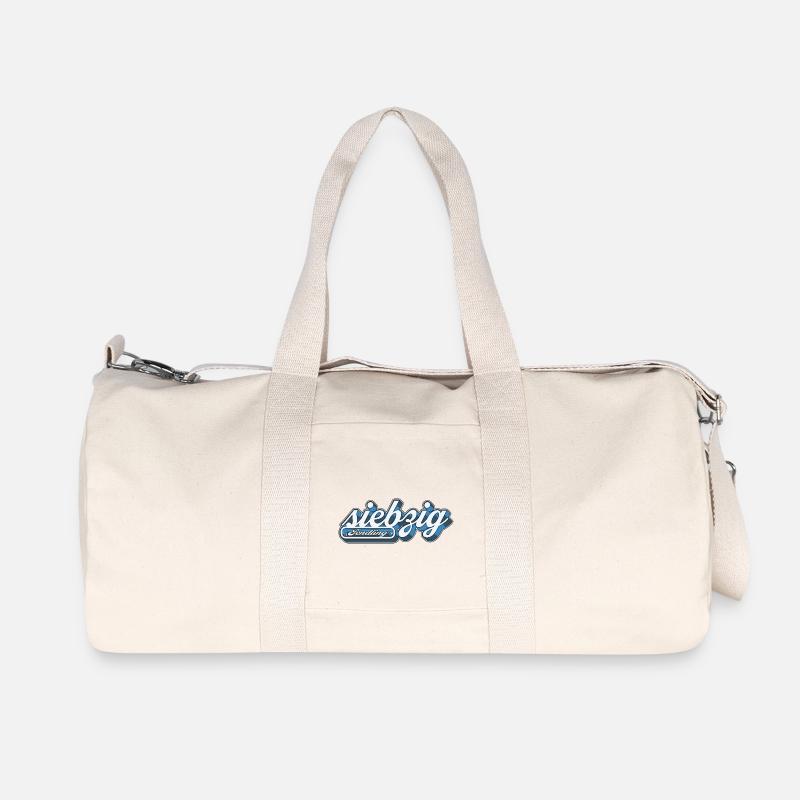 Sendling siebzig Retro München089 Minga 089 - Recycelte Canvas-Sporttasche von Stanley/Stella - Naturweiß