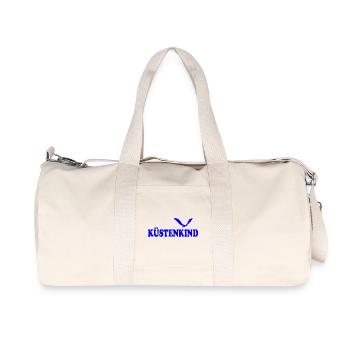 KÜSTENKIND - Recycelte Canvas-Sporttasche von Stanley/Stella - Naturweiß - Vorne