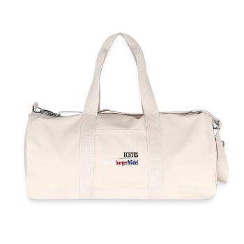 Echtes Schaumburger Mädel Niedersachsen - Recycelte Canvas-Sporttasche von Stanley/Stella - Naturweiß - Vorne