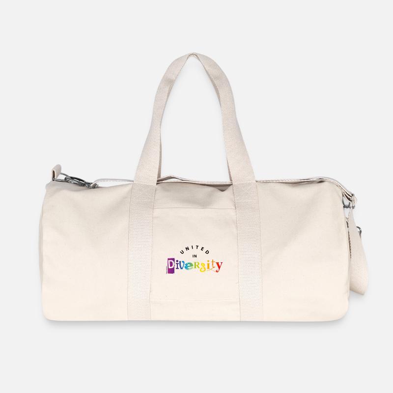 diversité / diversité 2 - Sac de sport en toile recyclée Stanley/Stella - blanc naturel