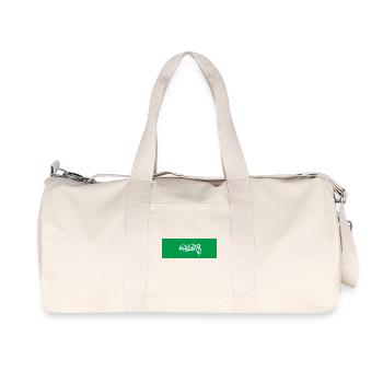 Lagos, Nigeria, Street Art, Souvenir - Sac de sport en toile recyclée Stanley/Stella - blanc naturel - Devant