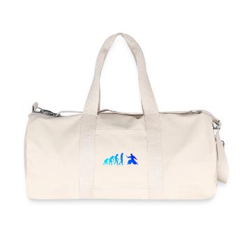 Self Defense Gift Idea for Aikido Exam - Recycled Canvas Sports Bag by Stanley/Stella - natural - Front