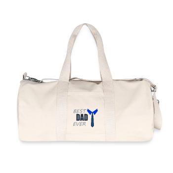 LE MEILLEUR PAPA JAMAIS - Sac de sport en toile recyclée Stanley/Stella - blanc naturel - Devant