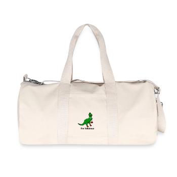 Fabulous Dinosaur - Recycled Canvas Sports Bag by Stanley/Stella - natural - Front