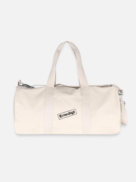 erledigt - Recycelte Canvas-Sporttasche von Stanley/Stella - Naturweiß