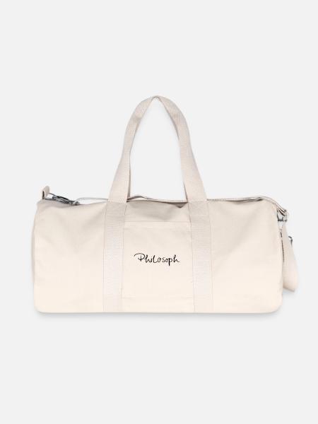 philosophe - Sac de sport en toile recyclée Stanley/Stella - blanc naturel