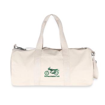 Simson S51 Waffenschmiede Suhl - Recycelte Canvas-Sporttasche von Stanley/Stella - Naturweiß - Vorne