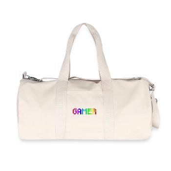 joueur - Sac de sport en toile recyclée Stanley/Stella - blanc naturel - Devant