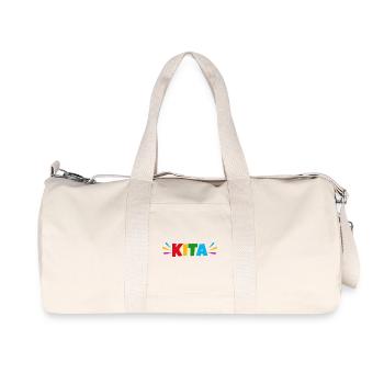 KITA  - Recycelte Canvas-Sporttasche von Stanley/Stella - Naturweiß - Vorne