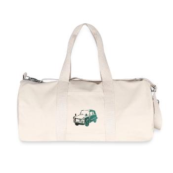  601 Kübel Stoffhund - Recycelte Canvas-Sporttasche von Stanley/Stella - Naturweiß - Vorne
