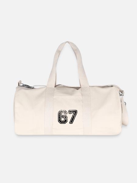 67 - Recycelte Canvas-Sporttasche von Stanley/Stella - Naturweiß