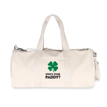 Who s your Paddy? - Recycled Canvas Sports Bag by Stanley/Stella - natural - Front