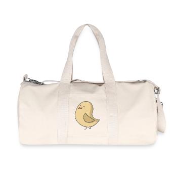 Oiseau - Sac de sport en toile recyclée Stanley/Stella - blanc naturel - Devant