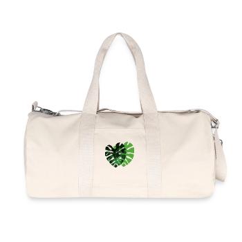 Monstera plant - Recycled Canvas Sports Bag by Stanley/Stella - natural - Front