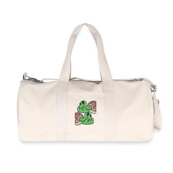 Turtle Turtles - Recycled Canvas Sports Bag by Stanley/Stella - natural - Front