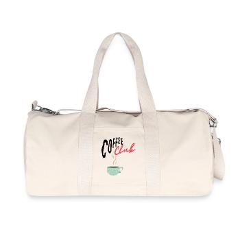 Coffee Club - Recycelte Canvas-Sporttasche von Stanley/Stella - Naturweiß - Vorne