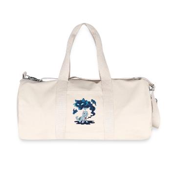 Haunted Plüschtier Puppe: Haunted Wolf Plüsch - Recycelte Canvas-Sporttasche von Stanley/Stella - Naturweiß - Vorne