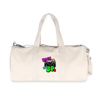 80s Party , Back to the 80s (25) - Recycled Canvas Sports Bag by Stanley/Stella - natural - Front